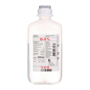 Купить: Глюкоза 5% 250 мл раствор для инфузий