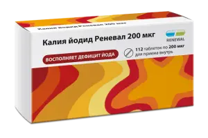 Купить Калия Йодид Реневал 200 мкг 112 шт таблетки