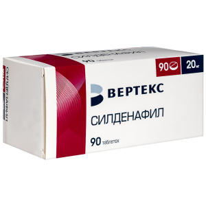 Купить: Силденафил 20 мг 90 шт таблетки покрытые пленочной оболочкой
