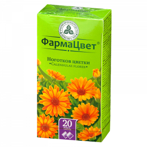 Купить: Ноготки цветки 1,5 г 20 шт фильтр-пакеты