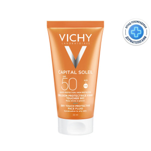 Купить: Vichy Capital Soleil 50 мл эмульсия солнцезащитная матирующая  для кожи лица SPF 50