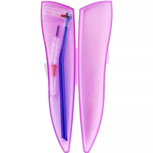 Купить: Curaprox UHS470 набор ортодонтический для гигиенического ухода за полостью рта с держателем + 3 ершика