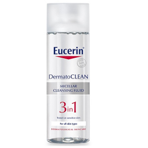 Купить: Eucerin DermatoClean 200 мл лосьон мицеллярный освежающий и очищающий 3 в 1