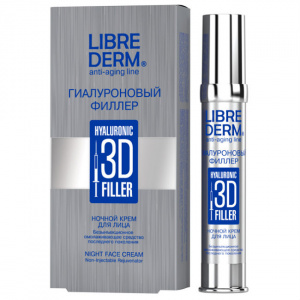 Купить: Librederm Гиалуроновый Филлер 3D 30 мл крем ночной для лица