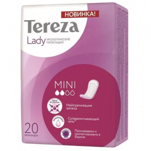 Купить: Tereza Lady прокладки 20 шт урологические одноразовые мини