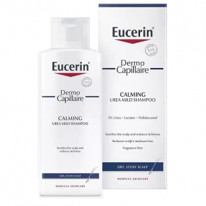 Купить: Eucerin Dermo Capillaire 250 мл шампунь для взрослых и детей от 3-х лет успокаивающий