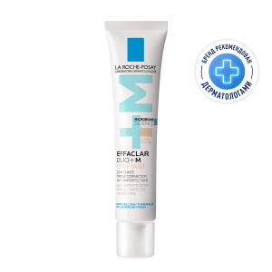 Купить: La Roche-Posay Effaclar Duo+M  40 мл тонирующий корректирующий крем-гель для проблемной кожи лица от прыщей угрей и постакне