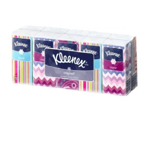 Купить: Kleenex 10 х 10 платки носовые бумажные