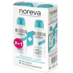 Купить: Noreva Deoliane 100 мл 2 шт дезодорант-спрей для чувствительной кожи