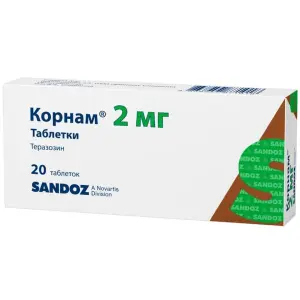 Купить Корнам 2 мг 20 шт таблетки