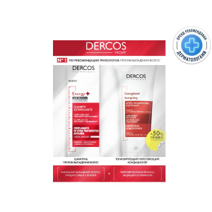 Купить: Vichy Dercos Aminexil 200 мл шампунь тонизирующий + 200 мл кондиционер тонизирующий