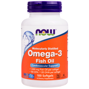 Купить: Now Foods Омега-3 1000 мг 100 шт капсулы