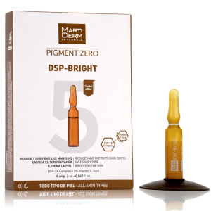Купить: Martiderm Pigment Zero DSP-Bright 5 х 2 мл сыворотка для лица против пигментных пятен ампулы