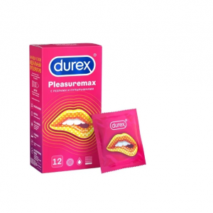 Купить: Durex Pleasuremax Emoji презервативы с ребрами и пупырышками 12 шт.