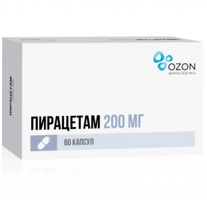 Купить: Пирацетам 200 мг 60 шт капсулы