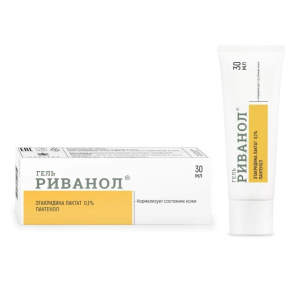 Купить: Риванол 30 мл гель для ухода за кожей