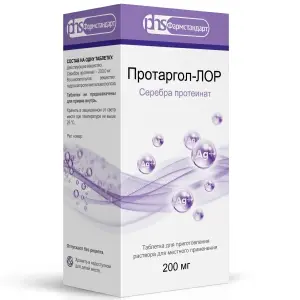 Купить Протаргол-Лор 0,2 г 1 шт таблетки для приготовления раствора для местного применения