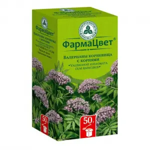 Купить Валериана корневище с корнями 50 г пачка