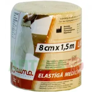 Купить Лаума бинт 1,5 м × 8 см эластичный с застежками