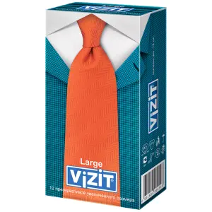 Купить Vizit Large 12 шт презервативы увеличенного размера