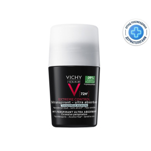 Купить: Vichy Homme 50 мл дезодорант-антиперспирант мужской шариковый  против избыточного потоотделения с защитой 72 ч