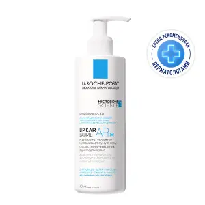 Купить La Roche-Posay Lipikar AP+M 400 мл бальзам липидовосполняющий увлажняющий  для лица и тела для детей и взрослых с маслом ши