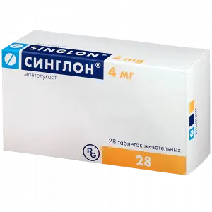 Купить Синглон 4 мг 28 шт таблетки жевательные