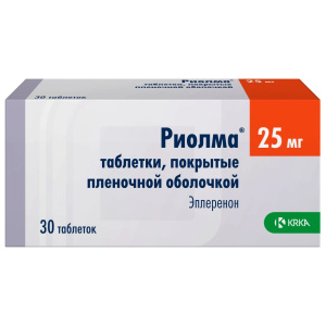 Купить: Риолма 25 мг 30 шт таблетки покрытые пленочной оболочкой