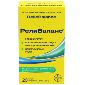 Купить: Релибаланс 10 мл 20 шт суспензия для внутреннего применения со вкусом апельсина саше