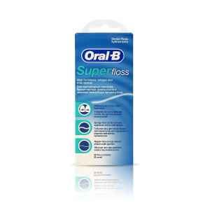 Купить: Oral-B Super Floss 50 м зубная нить