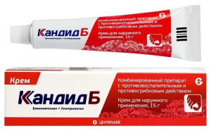 Купить: Кандид Б 1% 15 г крем для наружного применения