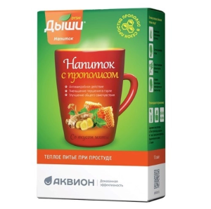 Купить: Дыши Прополис-мята 10 шт напиток саше