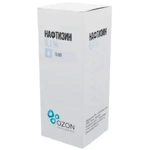 Купить Нафтизин 0,1 % 15 мл капли назальные