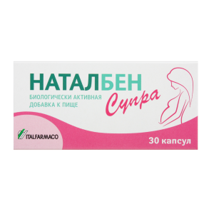 Купить: Наталбен Супра 30 шт капсулы