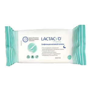 Купить: Lactacyd 15 шт салфетки для интимной гигиены с тимьяном