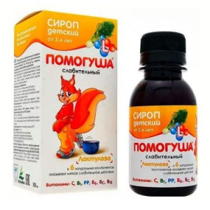 Купить: Помогуша 100 мл сироп для детей слабительный