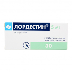 Купить: Лордестин 5 мг 30 шт таблетки покрытые пленочной оболочкой