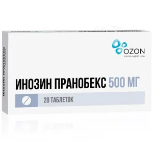 Купить Инозин Пранобекс 500 мг 20 шт таблетки