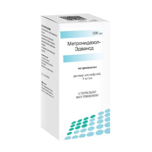 Купить: Метронидазол-Эдвансд 5 мг/мл 100 мл 1 шт раствор для инфузий