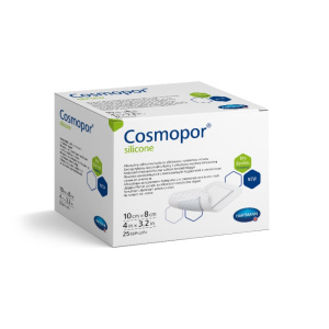 Купить: Cosmopor 8 см x 10 см 25 шт повязка стерильная силиконовая