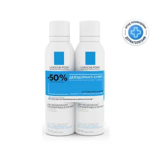 Купить La Roche-Posay 150 мл 2 шт дезодорант-спрей физиологический для чувствительной кожи 48 ч