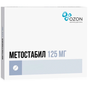 Купить: Метостабил 125 мг 60 шт таблетки покрытые пленочной оболочкой