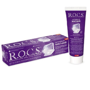 Купить: Rocs 94 г паста зубная активный магний