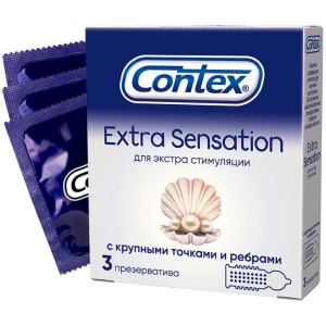 Купить: Contex Extra Sensation 3 шт презервативы