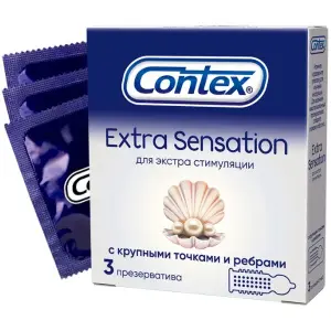 Купить Contex Extra Sensation 3 шт презервативы