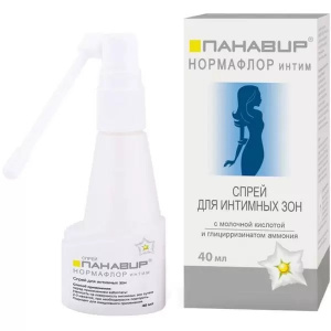 Купить: Панавир Нормафлор интим 40 мл спрей для интимных зон