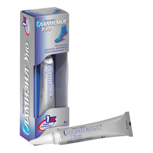 Купить: Ламизил Уно 1% 4 г раствор для наружного применения