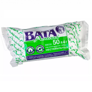 Купить: Amelia 50 г вата хирургическая нестерильная