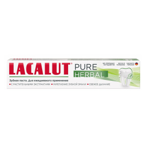 Купить: Lacalut Herbal 75 мл паста зубная