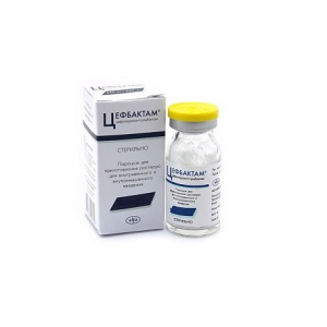 Купить: Цефбактам 1 г + 1 г 1 шт порошок для приготовления раствора для внутривенного и внутримышечного введения
